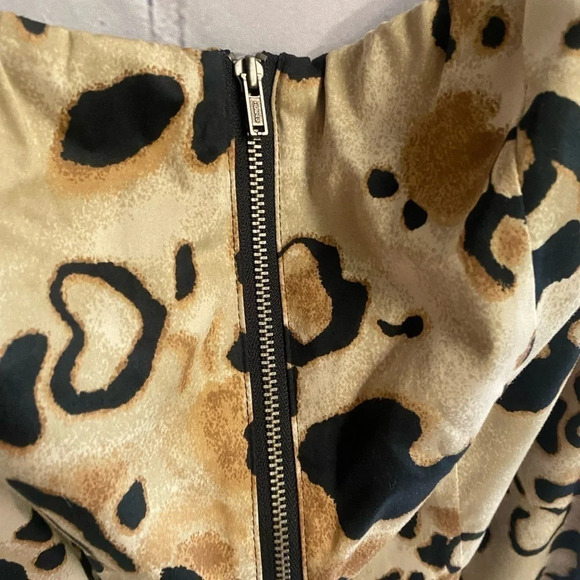 Women’s The Limited Leopard Print Formal Strapless Dress Size 8 NWT Y2K Vibes - Picture 7 of 7